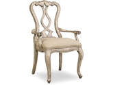 Hooker Furniture Casual Dining Chatelet Splatback Arm Chair - 2 per carton/price ea